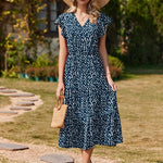 Zeagoo Women's Summer Maxi Dress Casual A Line Beach Dress (DE Only)