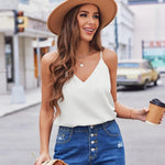 Nadorine V-Neck Spaghetti Strap Tank Top