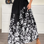 Zeagoo Womens Casual Maxi Skirts High Waist Boho Skirts
