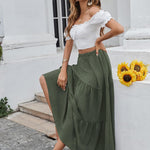 Nadorine Rock Damen Elegant Hohe Taille Skirt (DE Only)