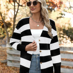 Nadorine Women's Oversized Button Sweaters Open Front Cardigans