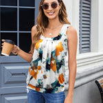 Nadorine  Tank Tops Square Neck Loose Fit Going Out Tops