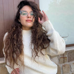 Nadorine Women's 2024 Fall Turtleneck Sweaters Loose Knit Pullover