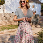 Nadorine Bolero Chiffon Festive Short Sleeve Bolero Jacket (DE Only)