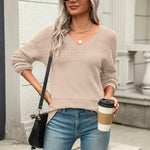 Nadorine Pullover Women's Ribbed Knit Jumper (DE Only)