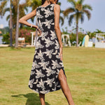 Nadorine Women Casual Summer Dress Pleated Sundress