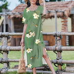 Nadorine Women Floral Summer Dress Casual Beach Dress