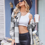 Nadorine Women's Checked Shirt-Jacket