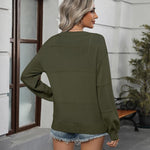 Nadorine Cardigan Long Sleeve Crochet Shrug Soft Knit Sweater