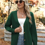 Nadorine Women's Oversized Button Sweaters Open Front Cardigans