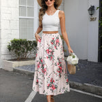 Nadorine Long Women's Elegant Maxi Skirt with Pockets (DE Only)