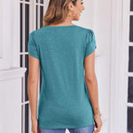 Nadorine Shirts Casual Short Sleeve Tees Dressy Casual Patel Blouses
