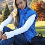 Zeagoo Womens Puffer Vest Ladies Sleeveless Zip Up Outerwear