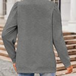 Nadorine Tunic Tops for Women Casual Crew Neck Pullover