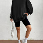 Nadorine  Oversized Sweatshirts Graphic Print Tops