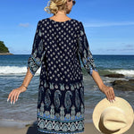 Nadorine Summer Dresses Women's Bohemian Flower Dress (DE Only)