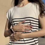 Nadorine Short Sleeve Sweater Knit Going Out Sweater Tops