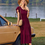 Nadorine Summer Dress Women's Dresses Short Sleeve Dress (DE Only)