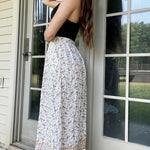 Nadorine Women's Boho Floral Skirt