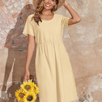 Nadorine Summer Dress Women's Linen Dresses (DE Only)