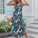 Zeagoo Women's Summer Maxi Dress Casual Sleeveless Sundress