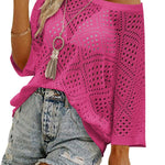 Zeagoo Womens Summer Outfits Crochet Hollow Out Tops