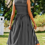 Zeagoo Women's Summer Tank Midi Dress with Pockets