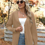Nadorine Women's Oversized Button Sweaters Open Front Cardigans