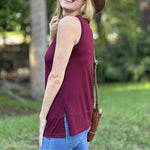 Nadorine 2 Pack Tank Tops Sleeveless Basic Shirts