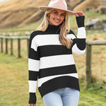 Nadorine Pullover Women's Turtleneck Elegant Long Sleeve Jumper