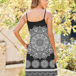 Nadorine Women's Sleeveless Boho Beach Dress Floral Mini Sundress