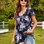Nadorine Blouse Women's Elegant Ruffle Sleeve Tops (DE Only)