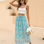 Nadorine Women's Boho Floral Skirt