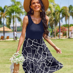 Nadorine Women Summer Dresses Sleeveless Casual Tank Dress