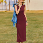 Nadorine Maxi Dresses Summer Dress Sleeveless Beach Dress (DE Only)
