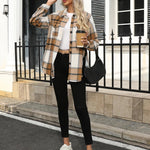 Nadorine Women's Checked Shirt-Jacket