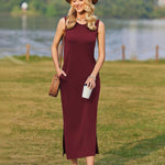 Nadorine Maxi Dresses Summer Dress Sleeveless Beach Dress (DE Only)