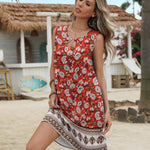 Nadorine Dresses Women's Sleeveless Bohemian Dress (DE Only)