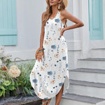 Zeagoo Women's Summer Maxi Dress Casual Sleeveless Sundress