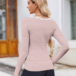Nadorine Women's Long Sleeve Scoop Neck Shirts