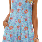 Nadorine Women's Boho Beach Dress  Casual Summer Dress (DE Only)