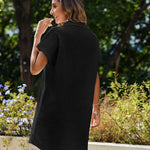 Zeagoo Womens Button Down Shirt Dress Cotton Linen Dress