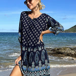 Nadorine Summer Dresses Women's Bohemian Flower Dress (DE Only)