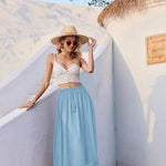 Nadorine Skirt Long Elegant Skirts High Waist Maxi Skirt (DE Only)