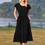 Nadorine Summer Dress Women's Dresses Short Sleeve Dress (DE Only)