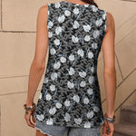 Zeagoo Women's Tank Tops Loose Fit Casual V Neck Boho Shirts