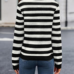 Nadorine Women's Knit Cardigan Long Sleeve Open Front Cropped Jackets
