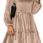 Nadorine Women's Long Sleeve Elegant Velvet Dress (DE Only)