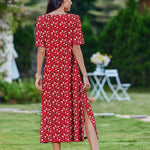 Nadorine Women Floral Summer Dress Casual Beach Dress