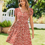 Nadorine Summer Dress Women's Short Sleeve Dresses (DE Only)